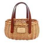 ตะกร้าหวายหน้าแฮนด์รถจักรยานรถจักรยาน