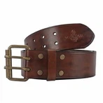 TOURBON Deluxe Cowhide Leather Belt สำหรับ DIY Workshop Tool Pouch Western Cowboy Mens Strap