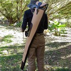 ผ้าใบ Tourbon และปืนล่าสัตว์หนังกรณีส่งสองกระบอกถุง 53